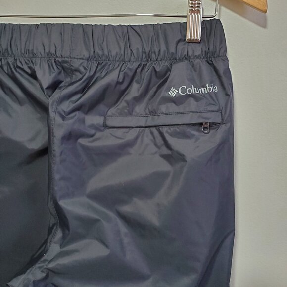 COLUMBIA Waterbrook Ridge II Rain Splash Pants Waterproof Black Women Small x 31 - Picture 7 of 15
